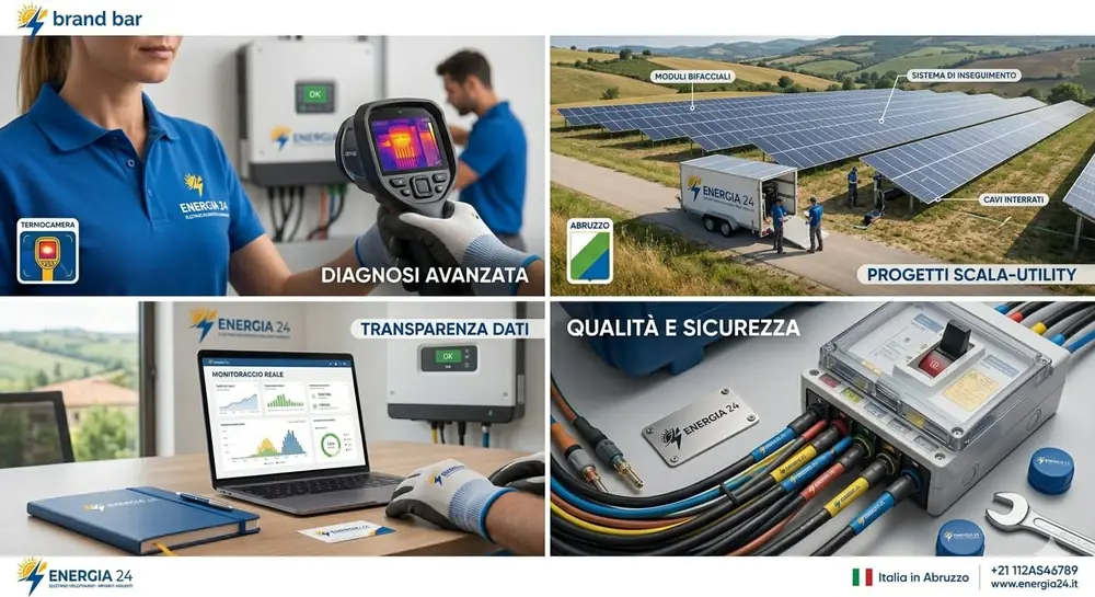Diagnosi termografica e progetti fotovoltaici su larga scala